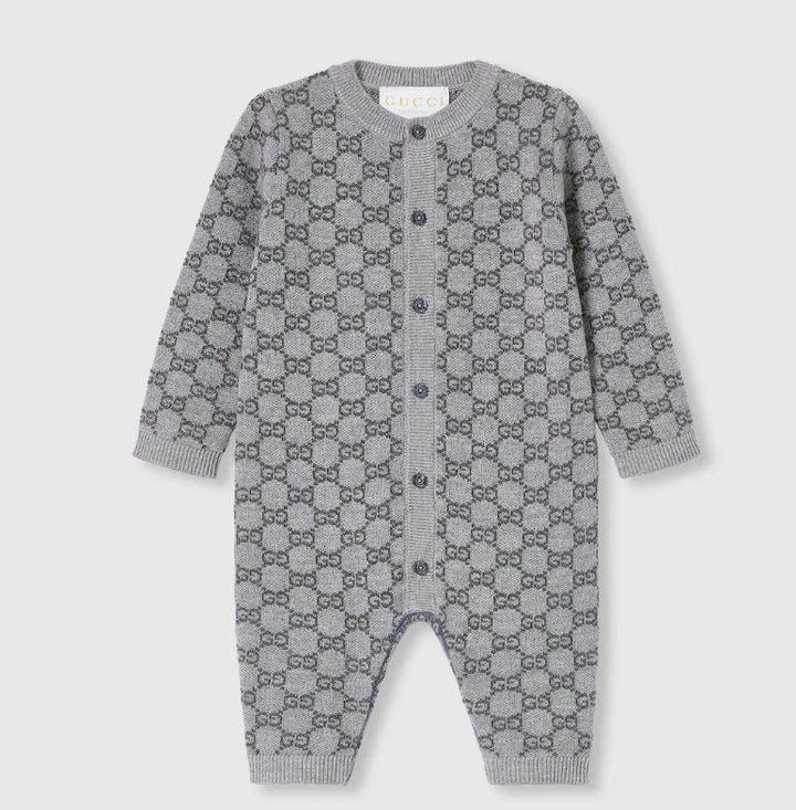 tutina grigia neonato 834343XKEZP 1018 GUCCI KIDS 