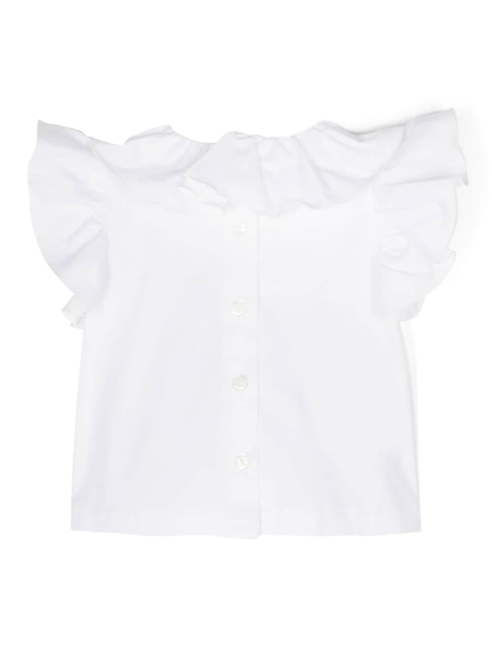 blusa bianca neonata
