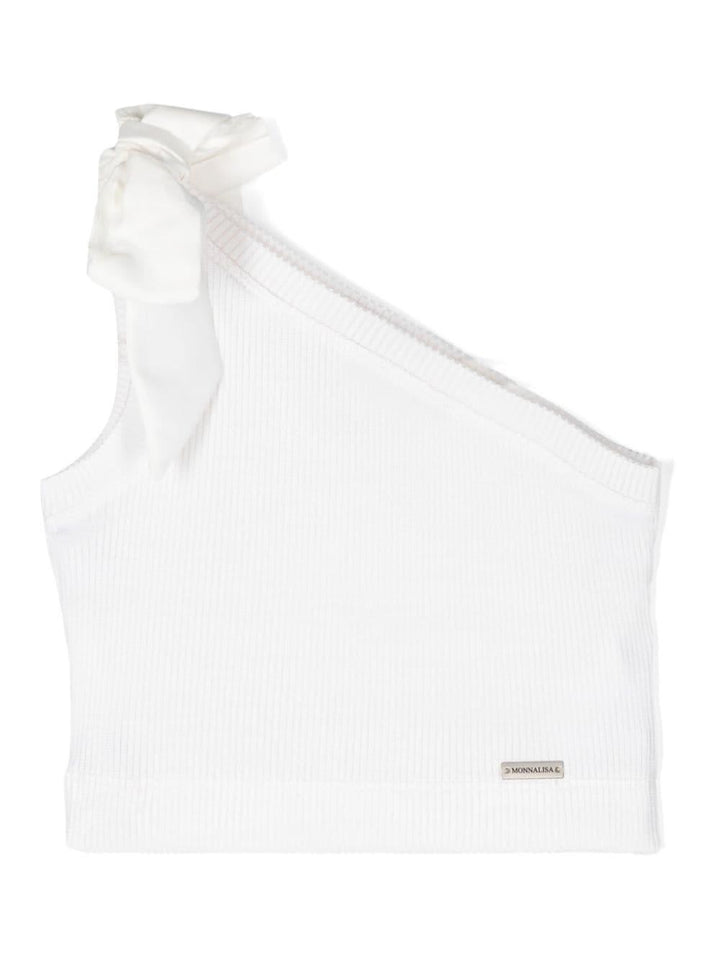 Top bianco bambina