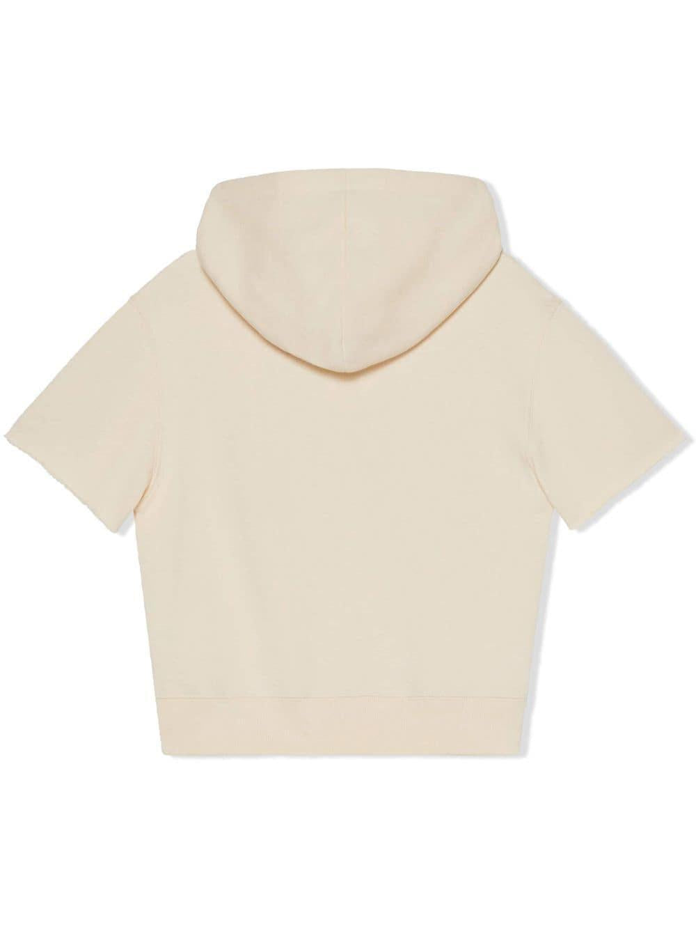 Felpa beige bambina