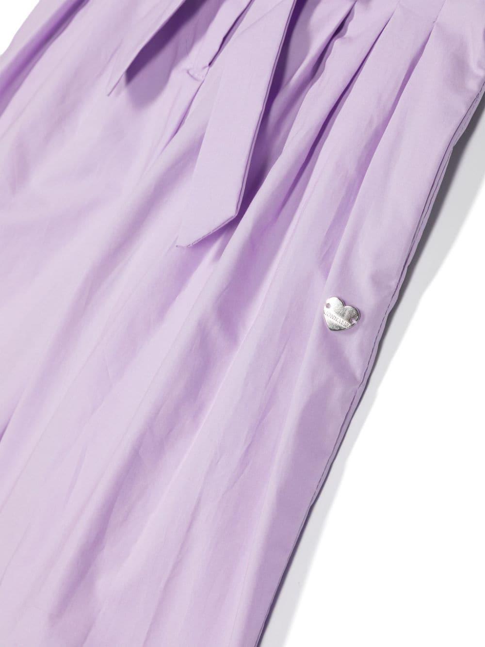 Pantaloni bambina viola chiaro