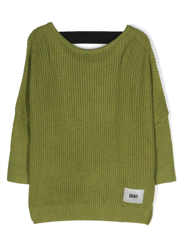 Pull verde bambina