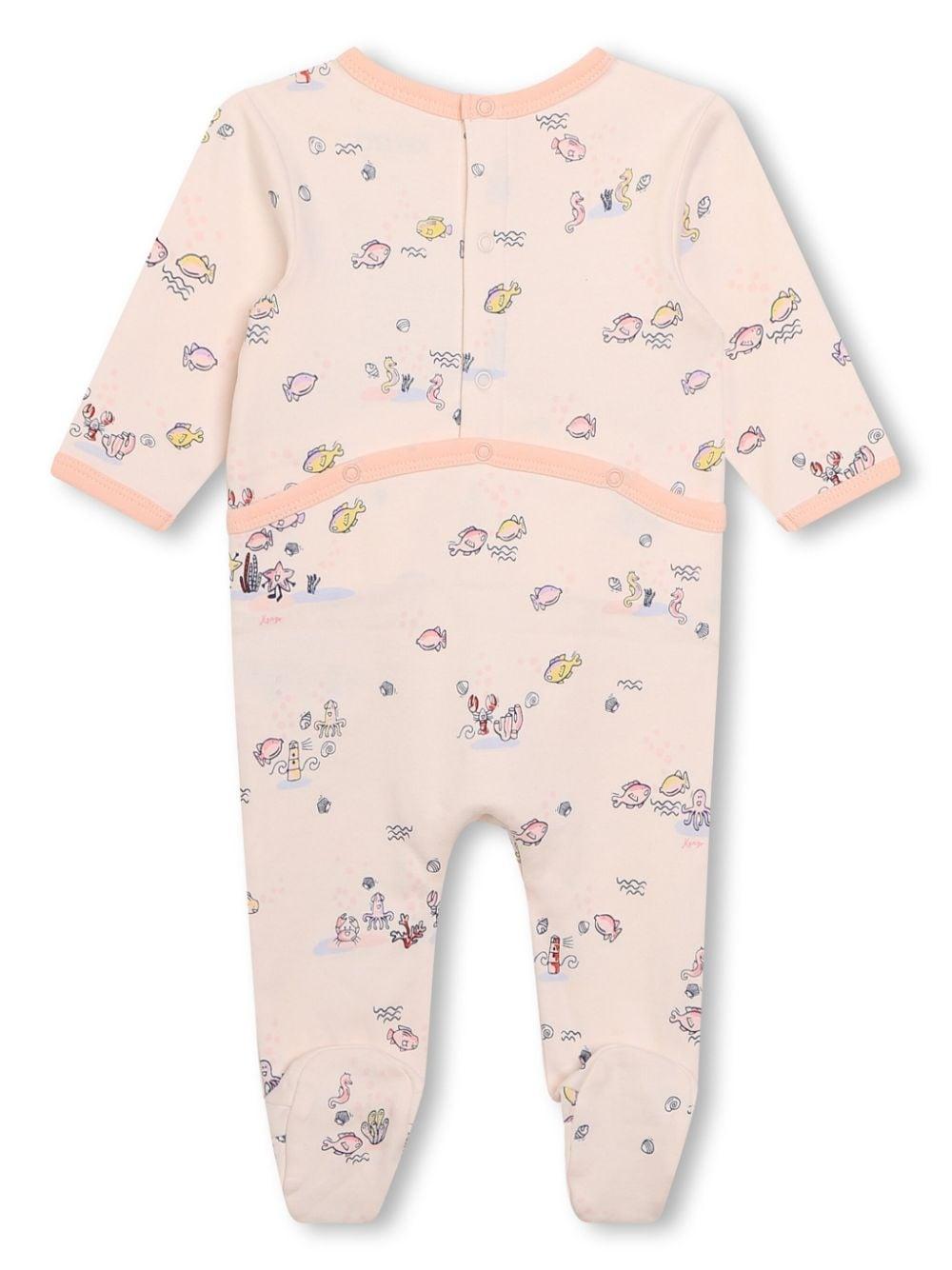 Set neonata rosa corallo K60047 47R KENZO KIDS 