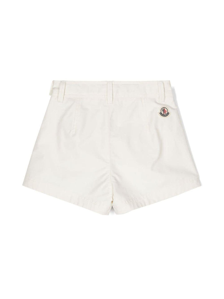 shorts bianco bambina