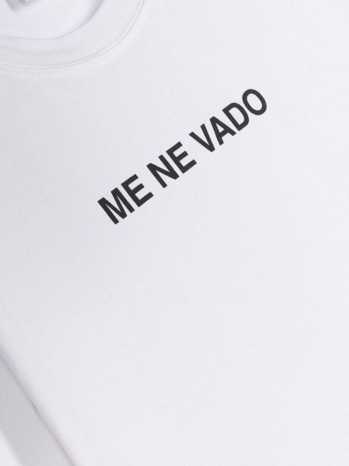 T-shirt bianca bambino con stampa