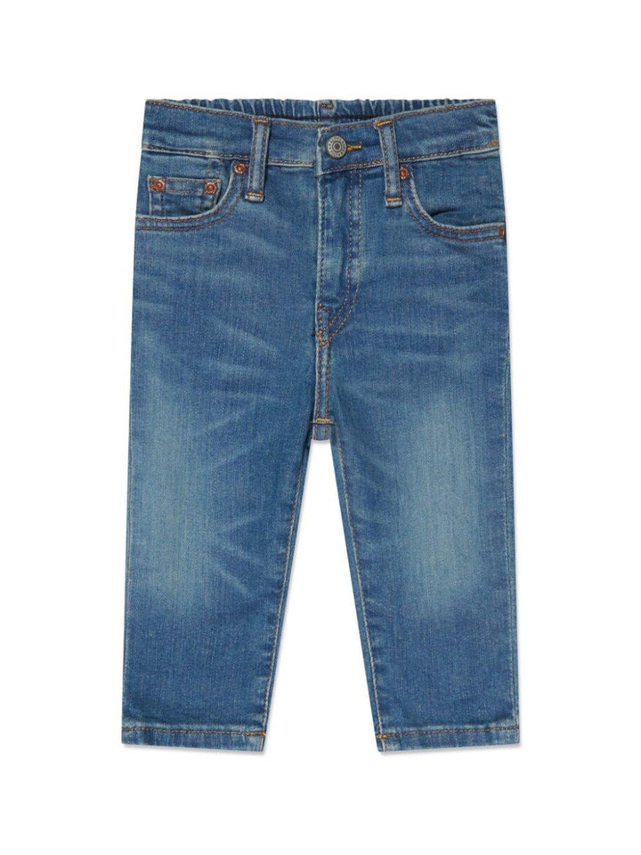 Jeans azzurro neonato