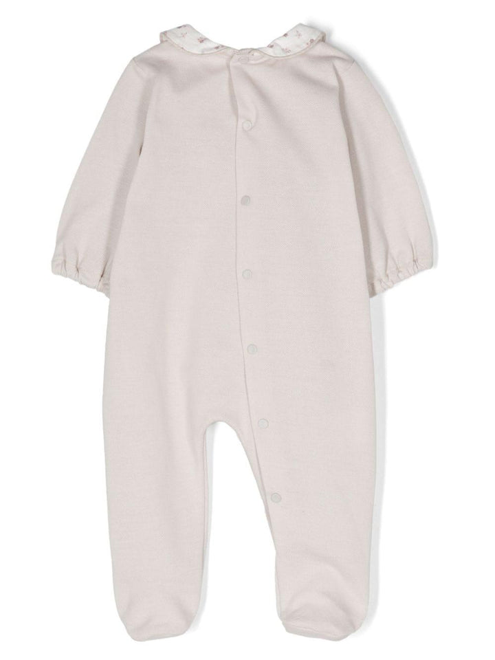 Pigiama beige/rosa neonata
