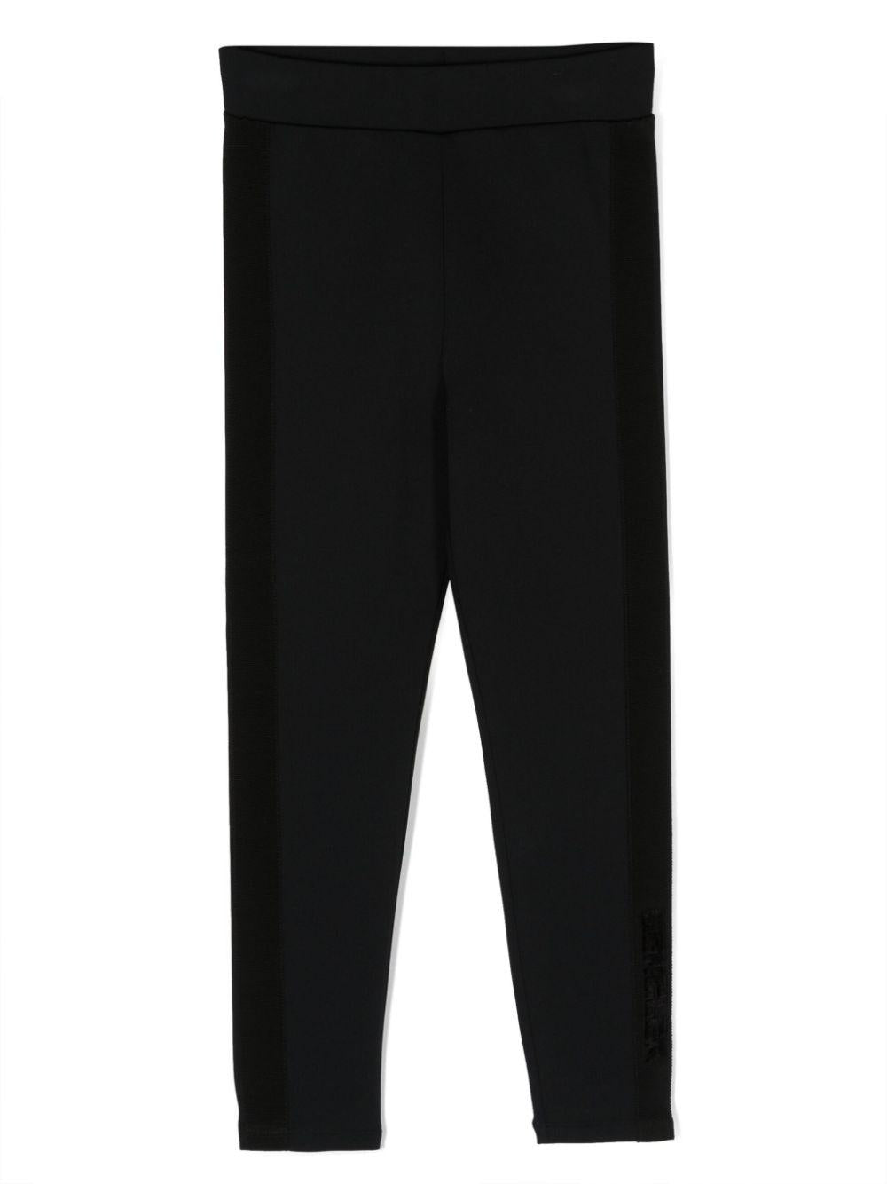 Leggins nero bambina 8H00015899LU 999 Moncler Kids 