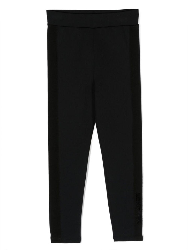 Leggins nero bambina 8H00015899LU 999 Moncler Kids 
