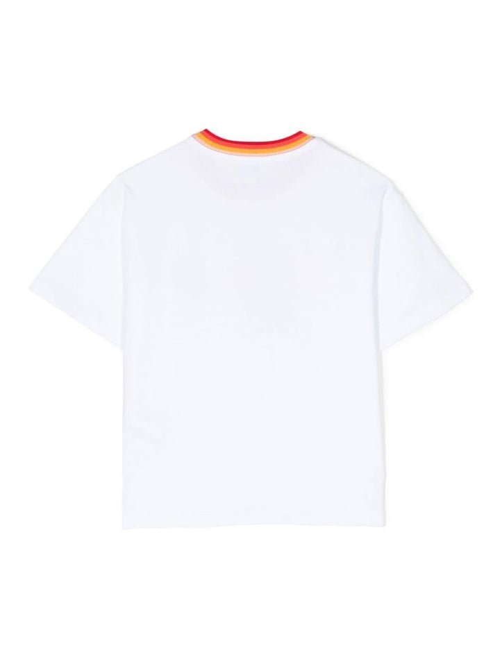 T-shirt bianca bambina K15630 10P KENZO KIDS 