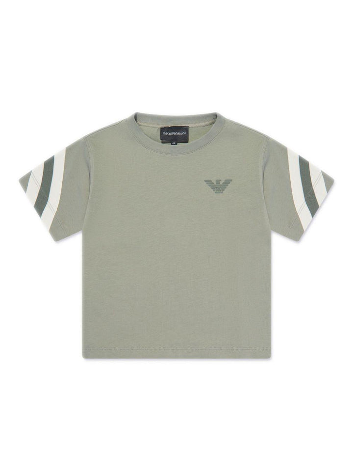 T-shirt verde oliva bambino