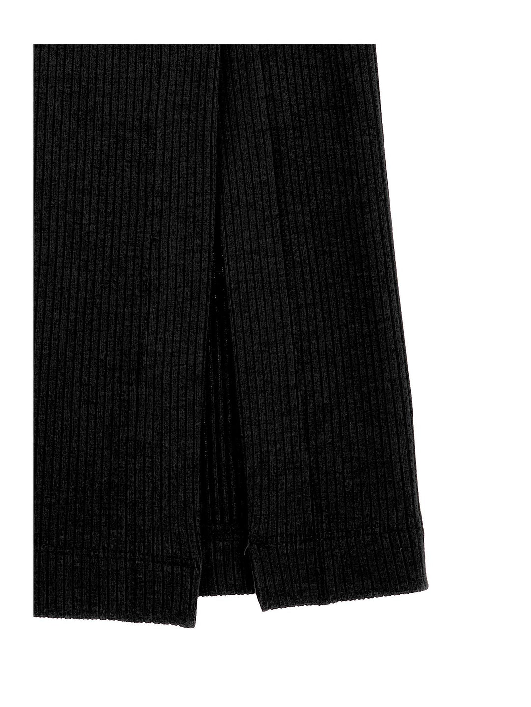 Gonna nera lunga bambina con logo 41B7022213 0050 Monnalisa kids 