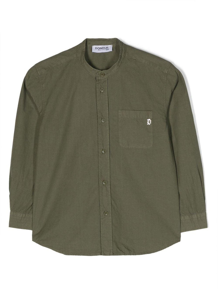 Camicia verde bambino