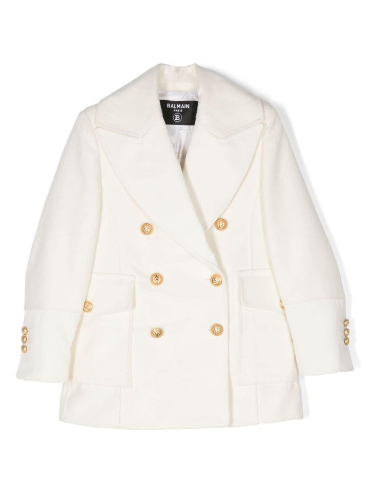 Cappotto bianco bambina