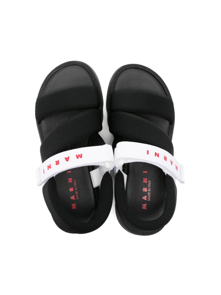Sandali neri bambina 76702 VAR02 MARNI KIDS 