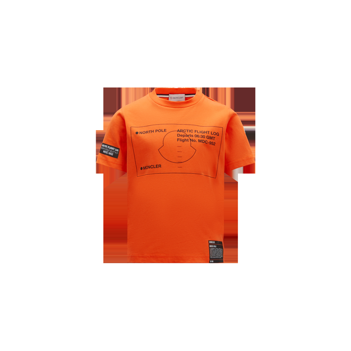 T-shirt arancione unisex 8C0000983907 335 Moncler Kids 