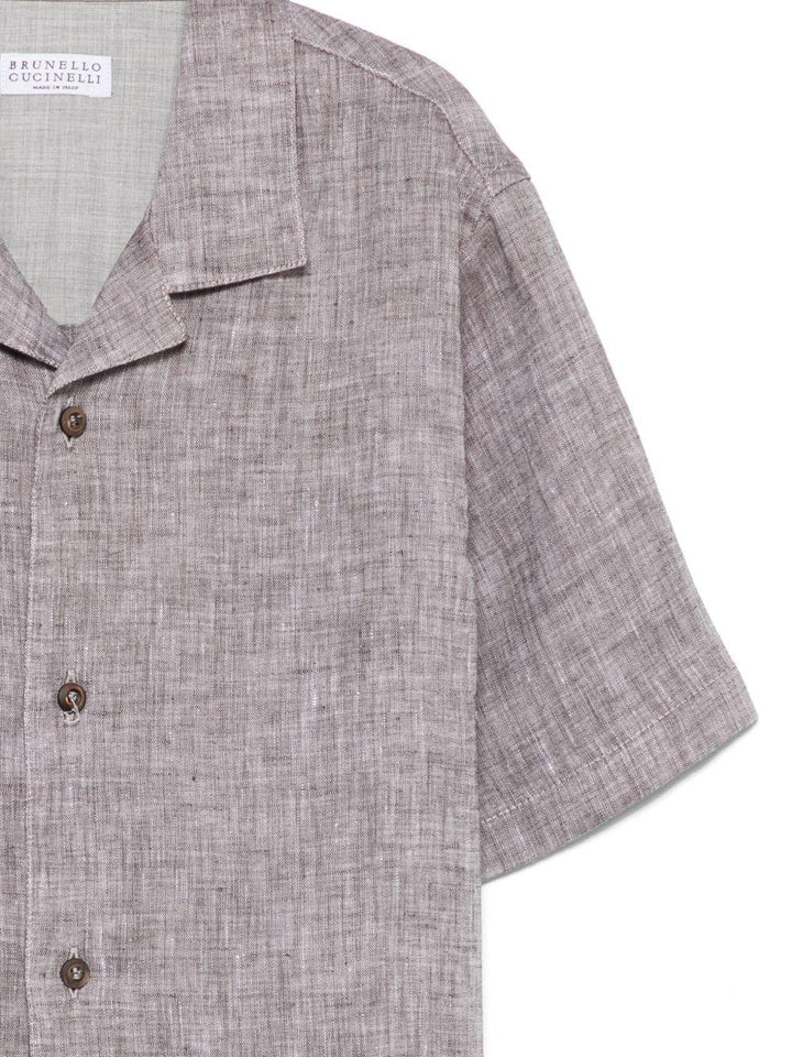 camicia marrone bambino