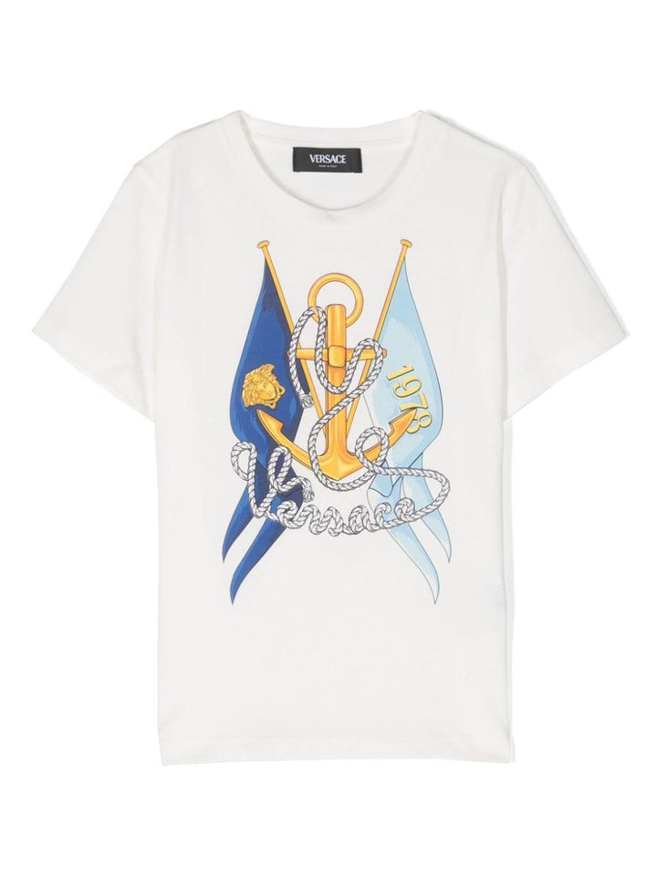 T-shirt multicolor bambino 10001291A09770 2W070 VERSACE 