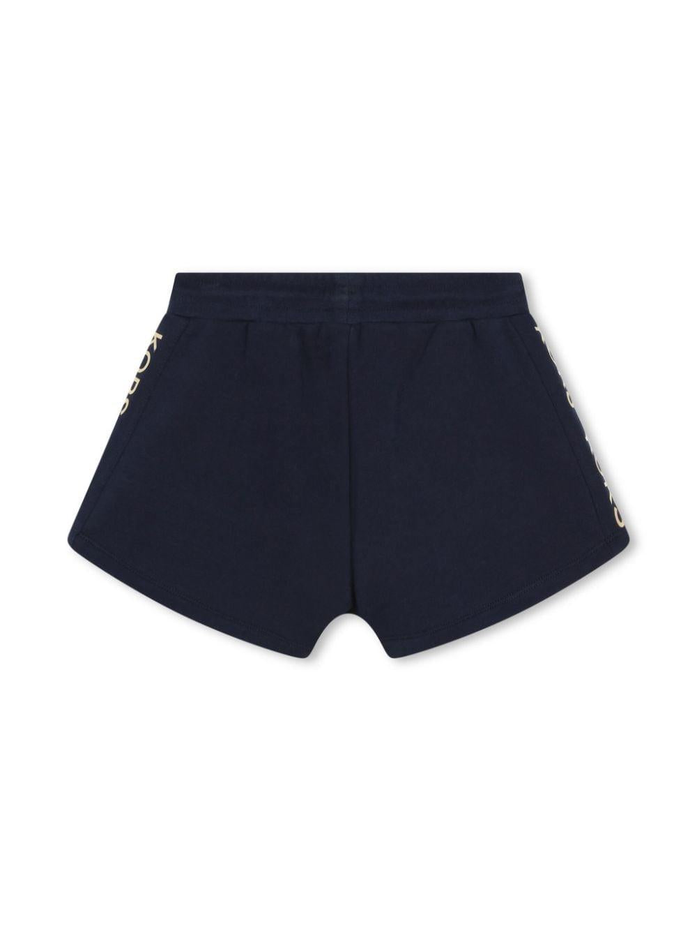 shorts blu bambina