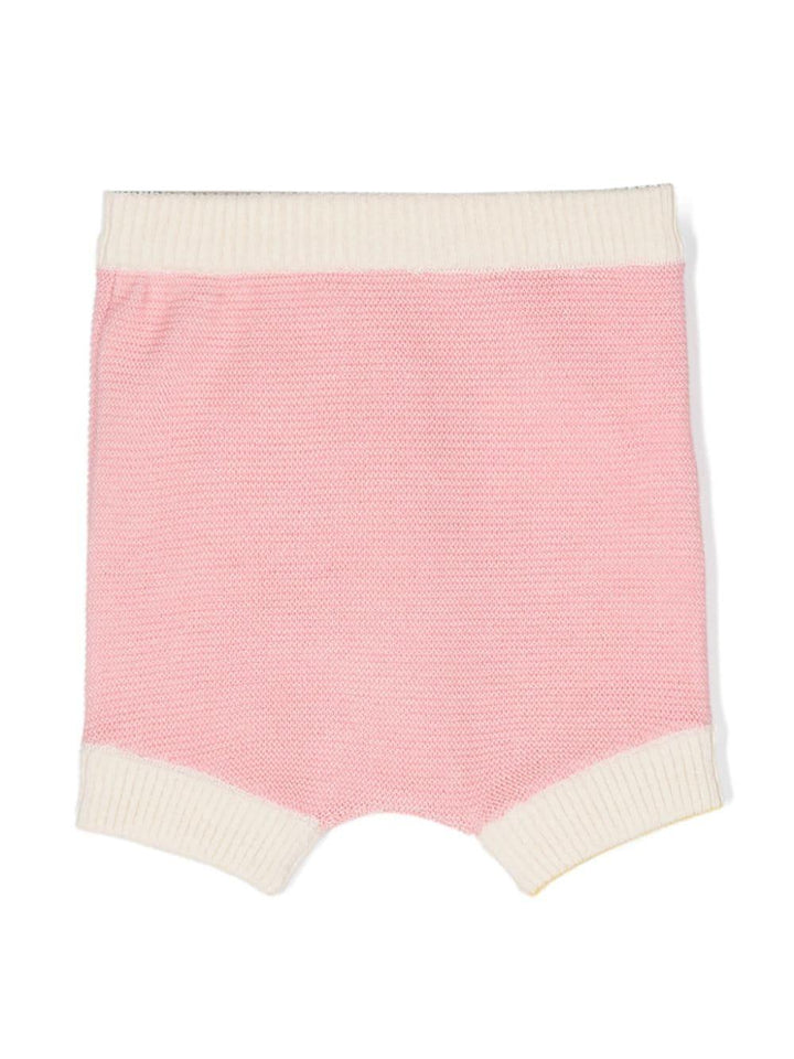 Shorts rosa neonato unisex