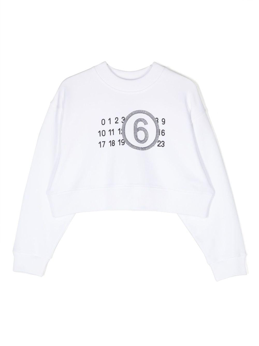 Felpa bianca unisex