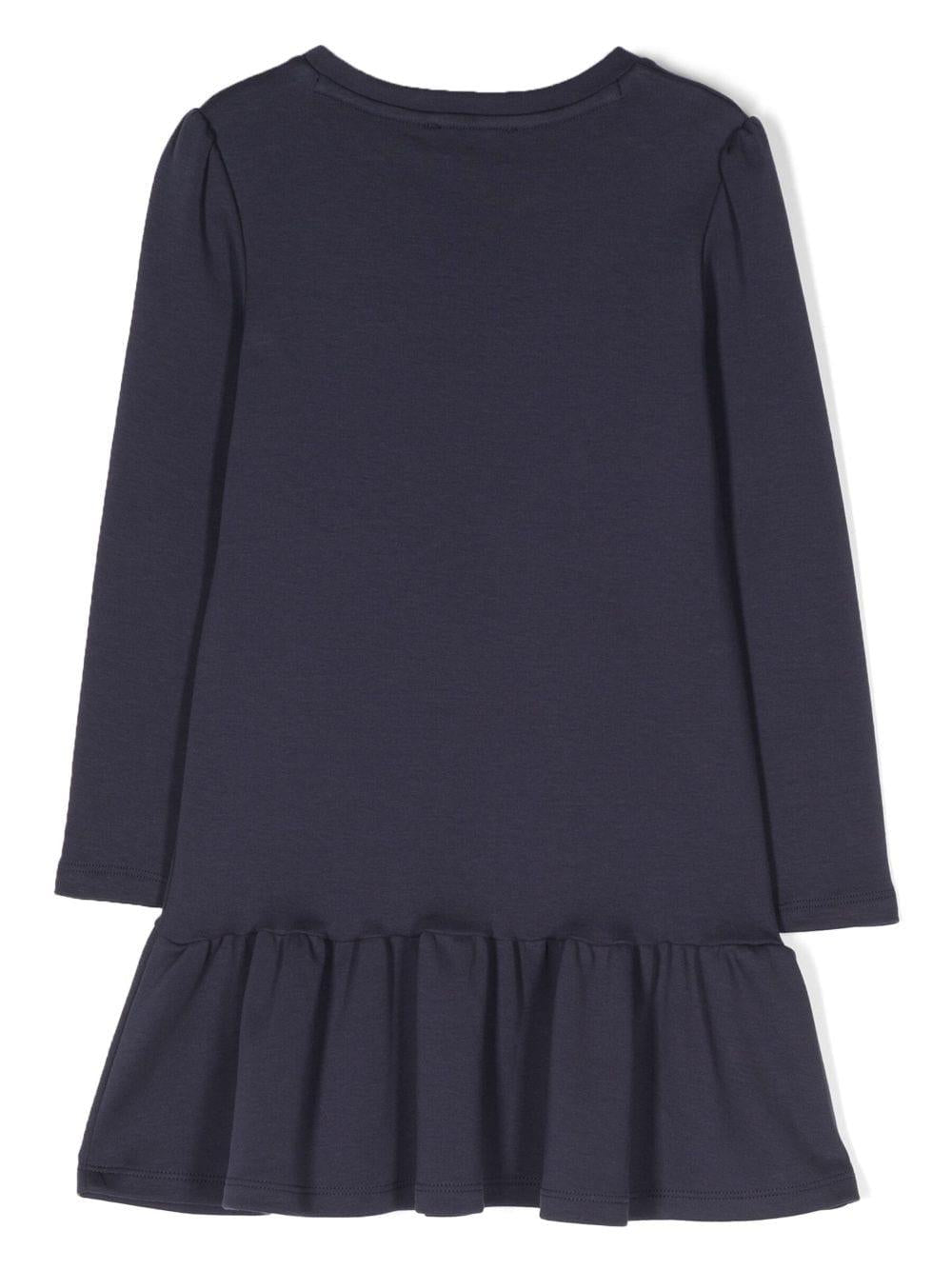 Abito blu bambina