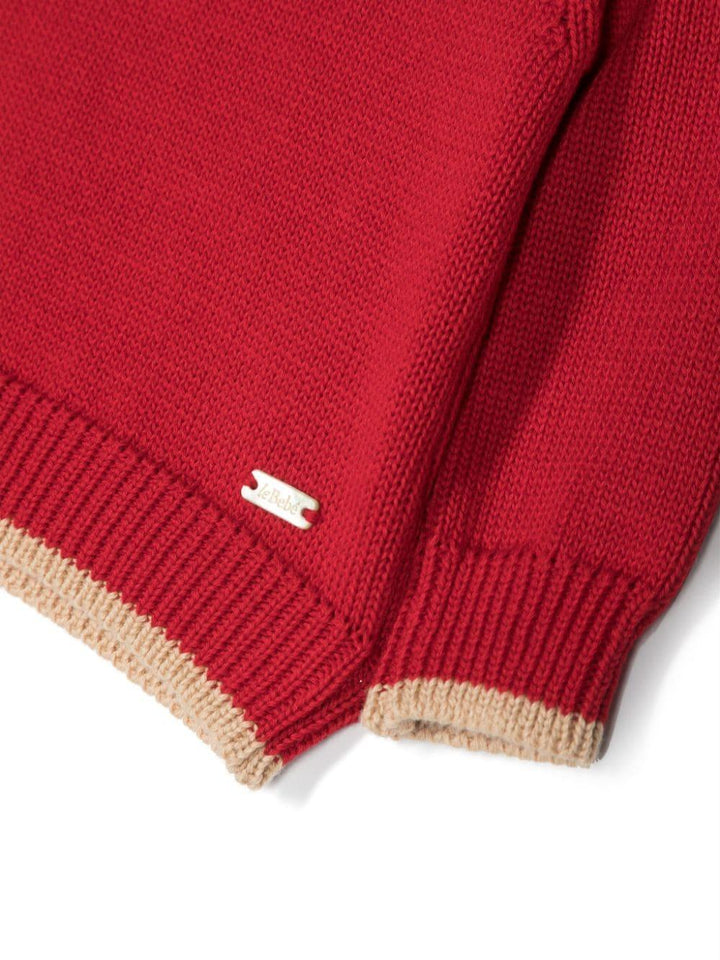 Maglione bordeau neonato LBB4206 BORDE Le bebè 