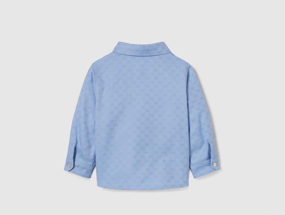 camicia celeste neonato 824855XWA5J 4910 GUCCI KIDS 