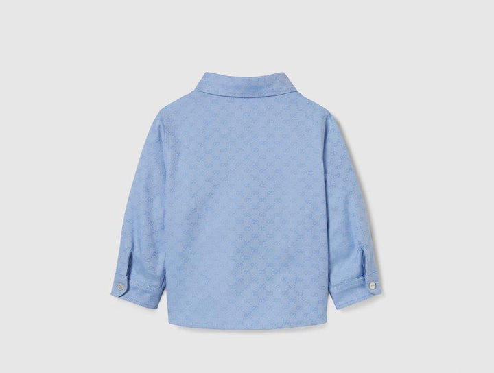 camicia celeste neonato 824855XWA5J 4910 GUCCI KIDS 
