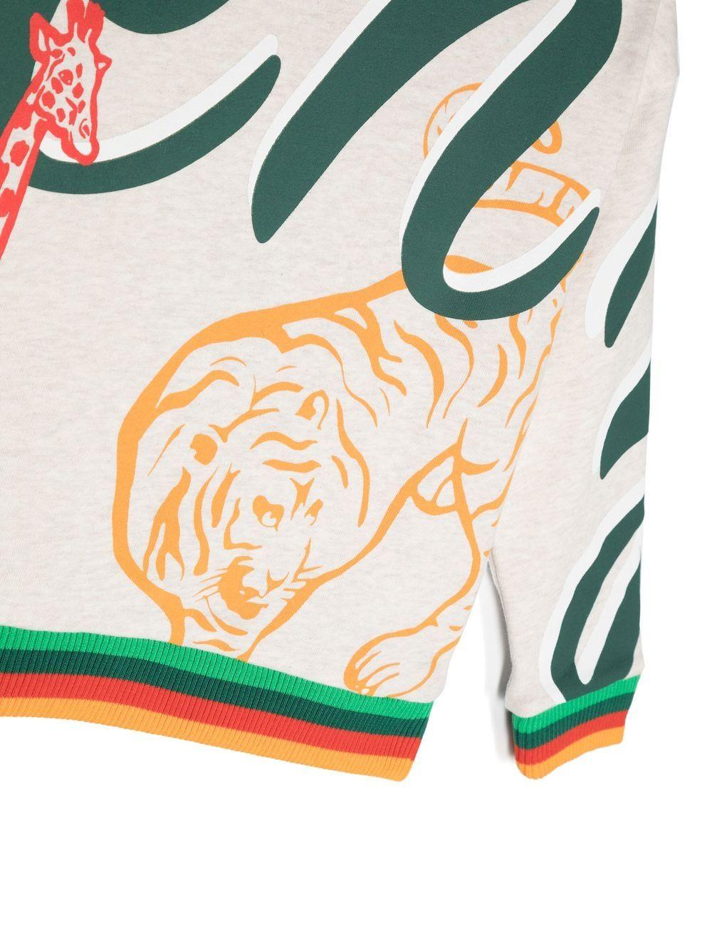 Felpa multicolor bambino K25770 C17 KENZO KIDS 