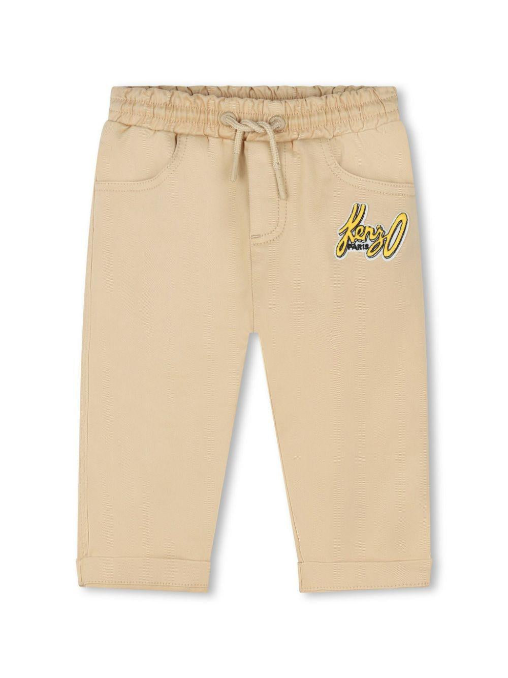pantaloni beige neonato K60510 21D KENZO KIDS 