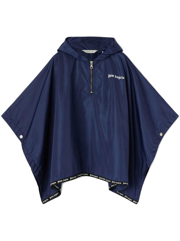 Poncho blu bambino
