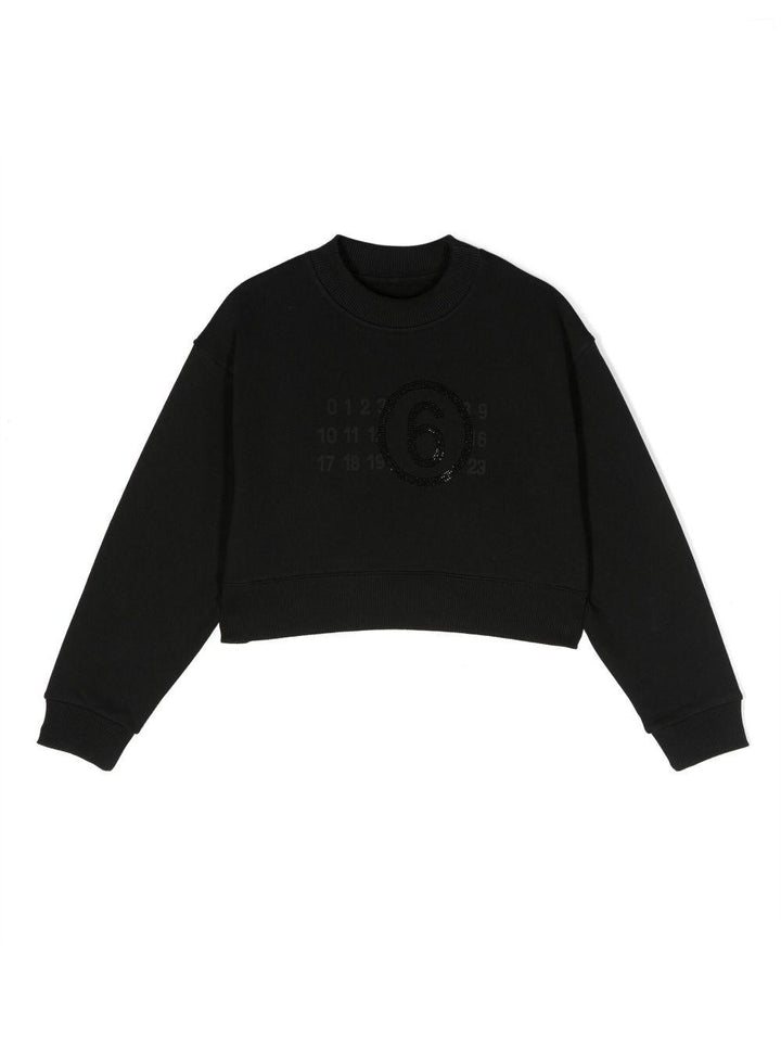 Felpa nera unisex