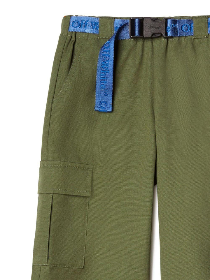 Pantaloni verde oliva bambino