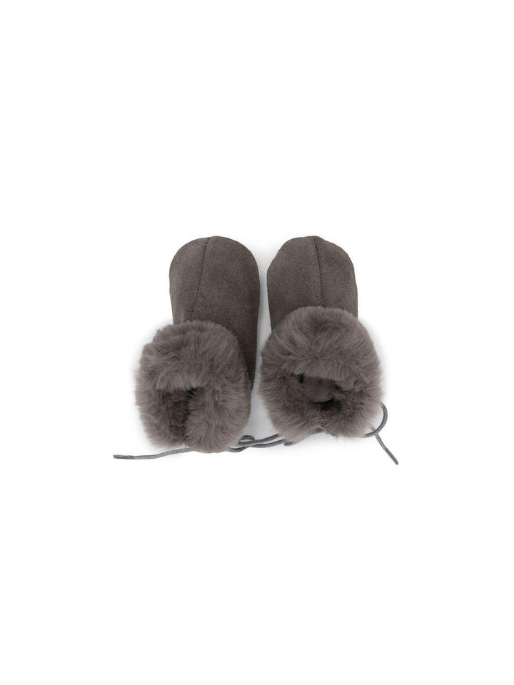Scarpe pre-walker con finiture in shearling