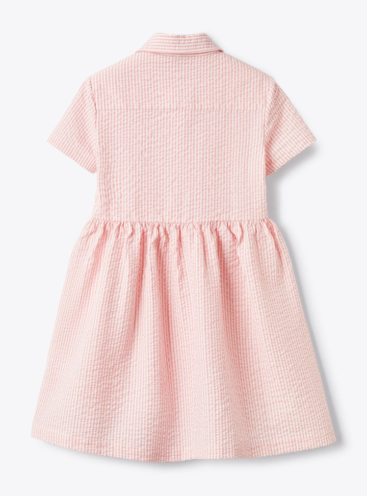abito rosa bambina P25VM780C1080 350 IL GUFO 