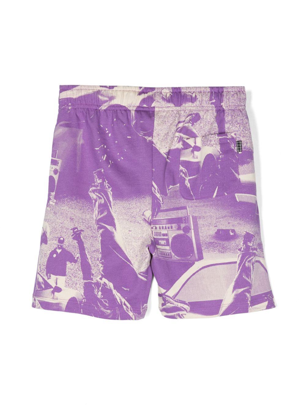 Shorts viola bambino