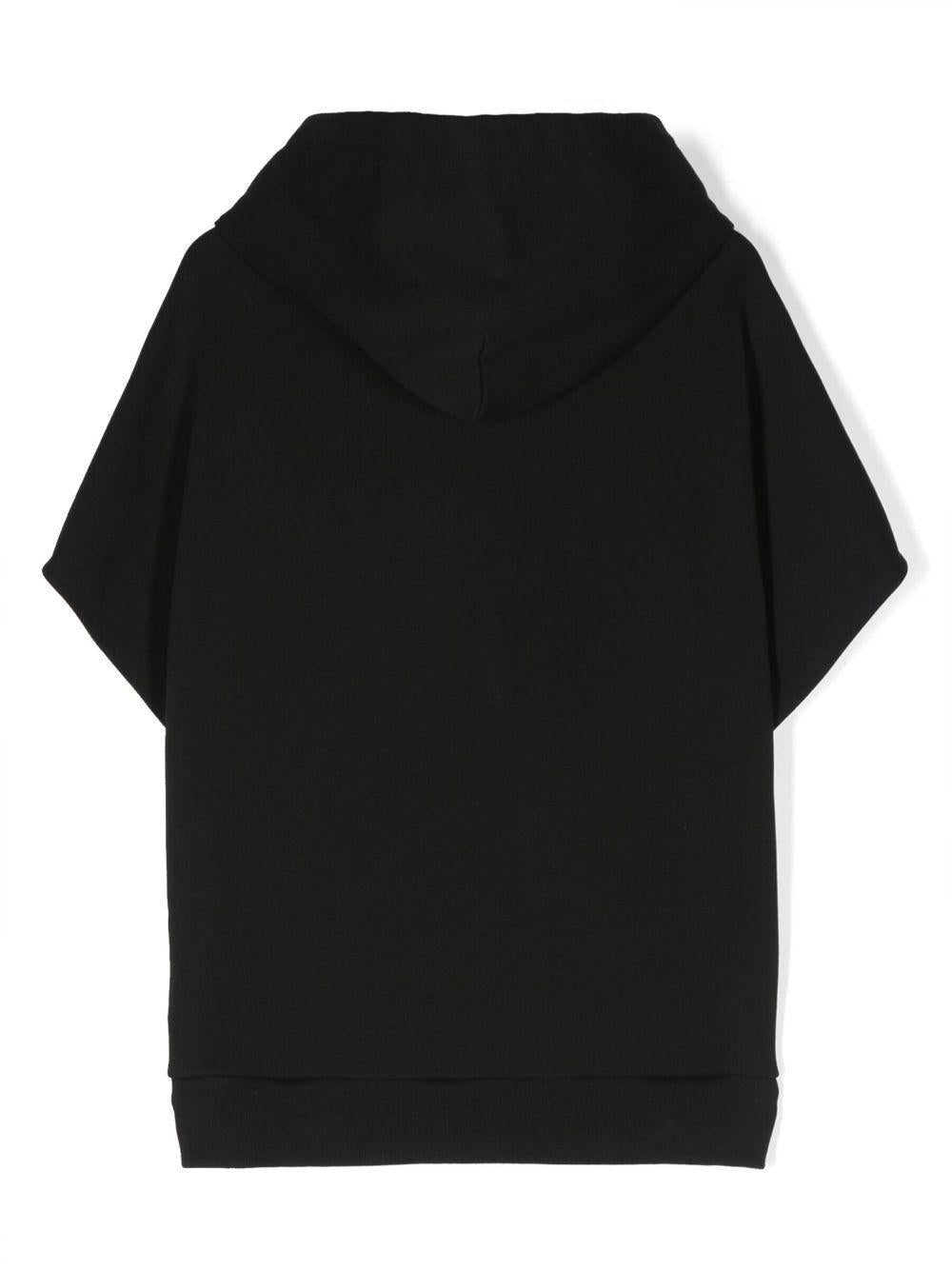 Felpa in cotone con dettagli applicati N21791N0216 0N900 N°21 KIDS 