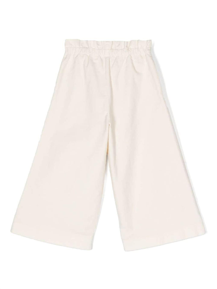 Pantaloni bianchi bambina