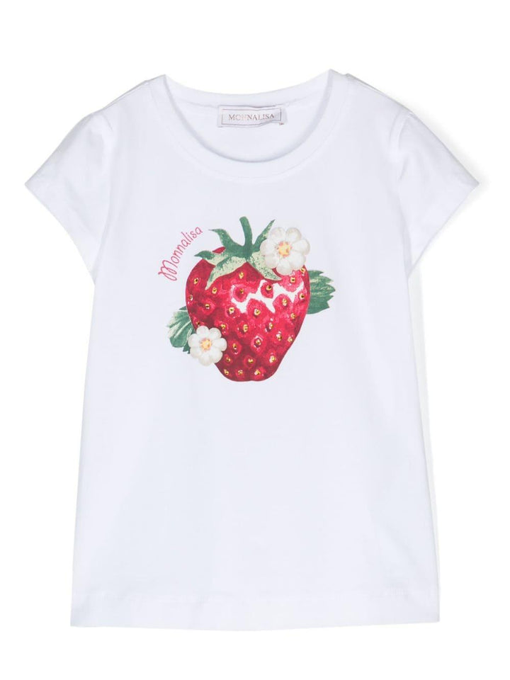 T-shirt bambina bianca