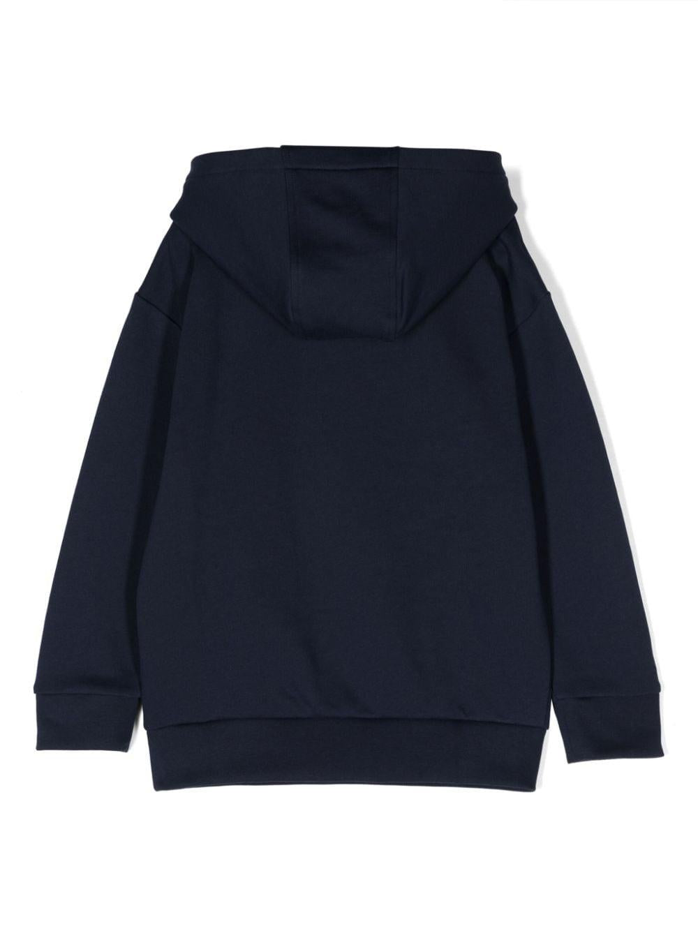 Felpa blu bambino