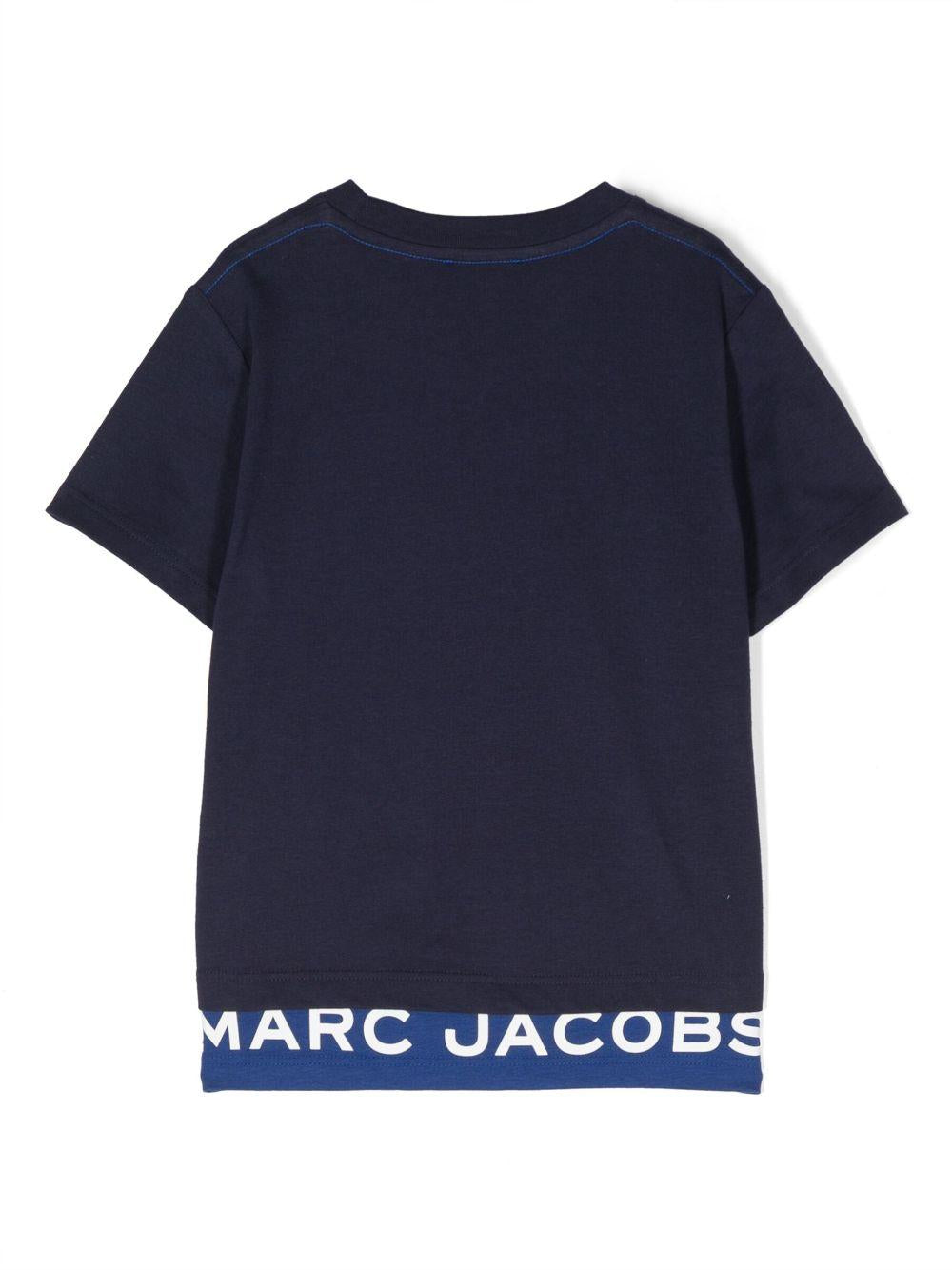 T-shirt blu navy bambino W25601 85T Marc Jacobs Kids 