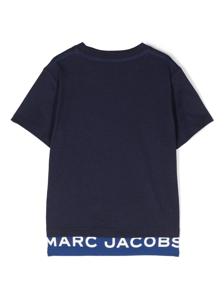 T-shirt blu navy bambino W25601 85T Marc Jacobs Kids 