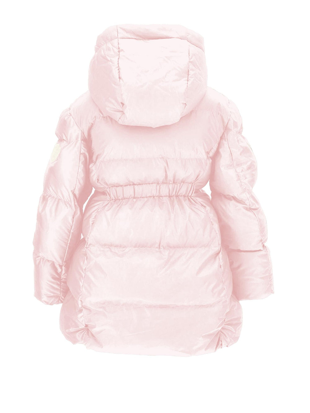 Piumino rosa bambina con cappuccio 17B1002040 091S Monnalisa kids 