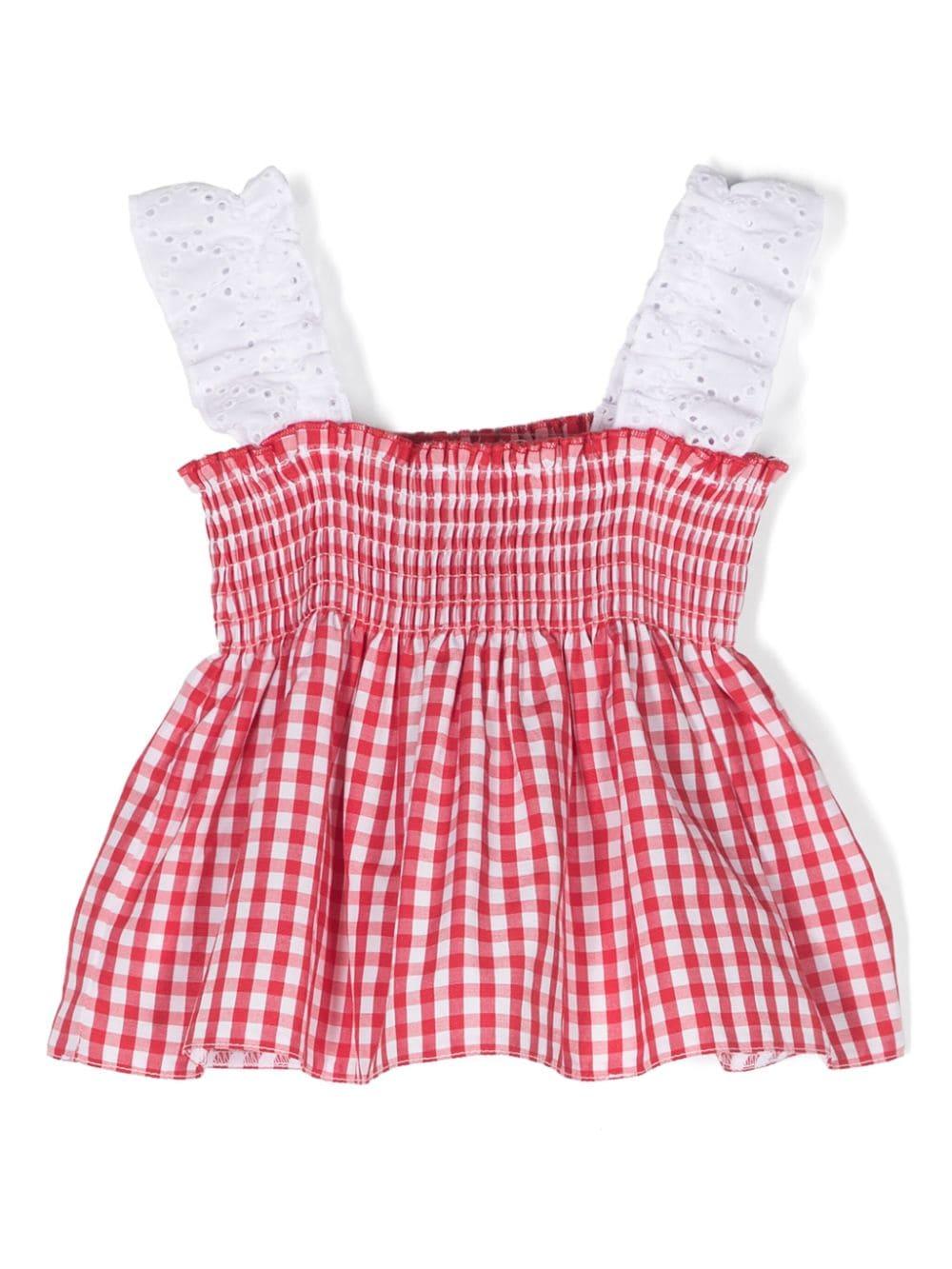 Top rosso neonata