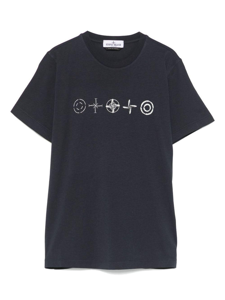 t-shirt blu bambino