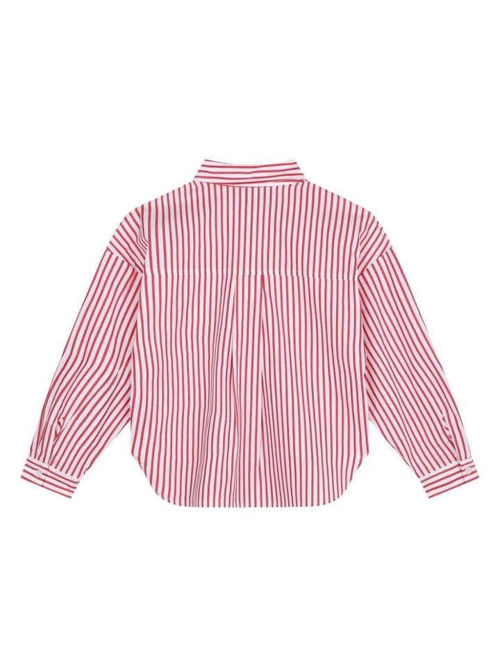 Camicia bianco/rossa bambina