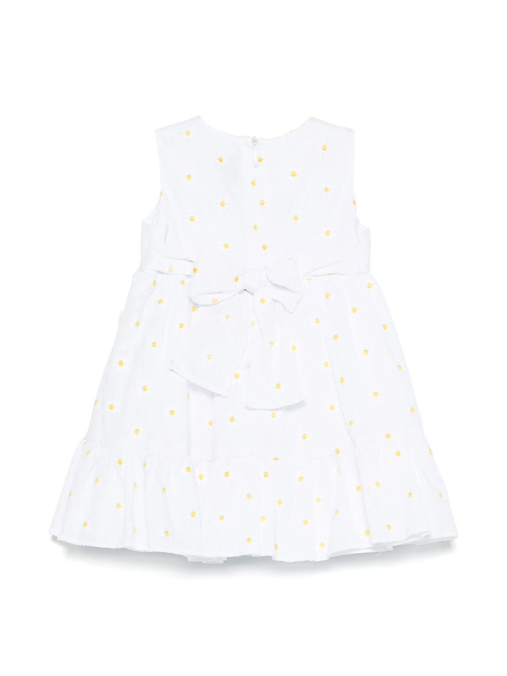 abito bianco bambina P25VA330C5053 010 IL GUFO 