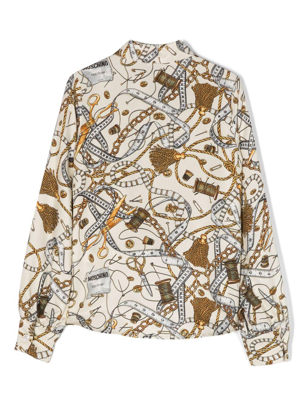 Camicia multicolor bambina con stampa