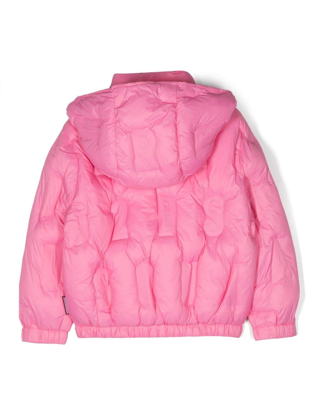 Piumino rosa bambina
